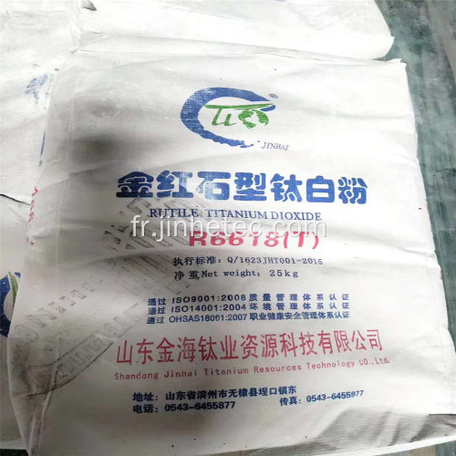 Processus de chlorure de marque Jinhai Dioxyde de titane CR6618